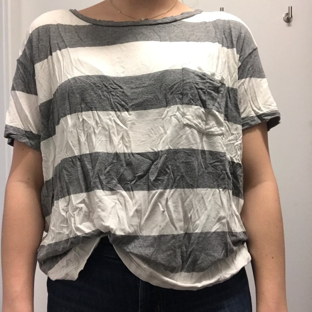 Striped American Eagle T-shirt